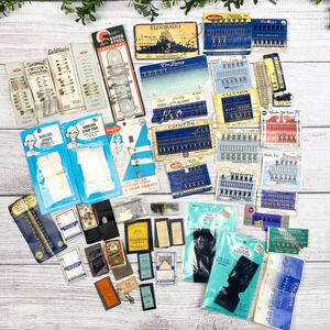 Vintage Sewing Lot Hook Eyelet Snap Guards Straps and Misc. Sewing Accessories